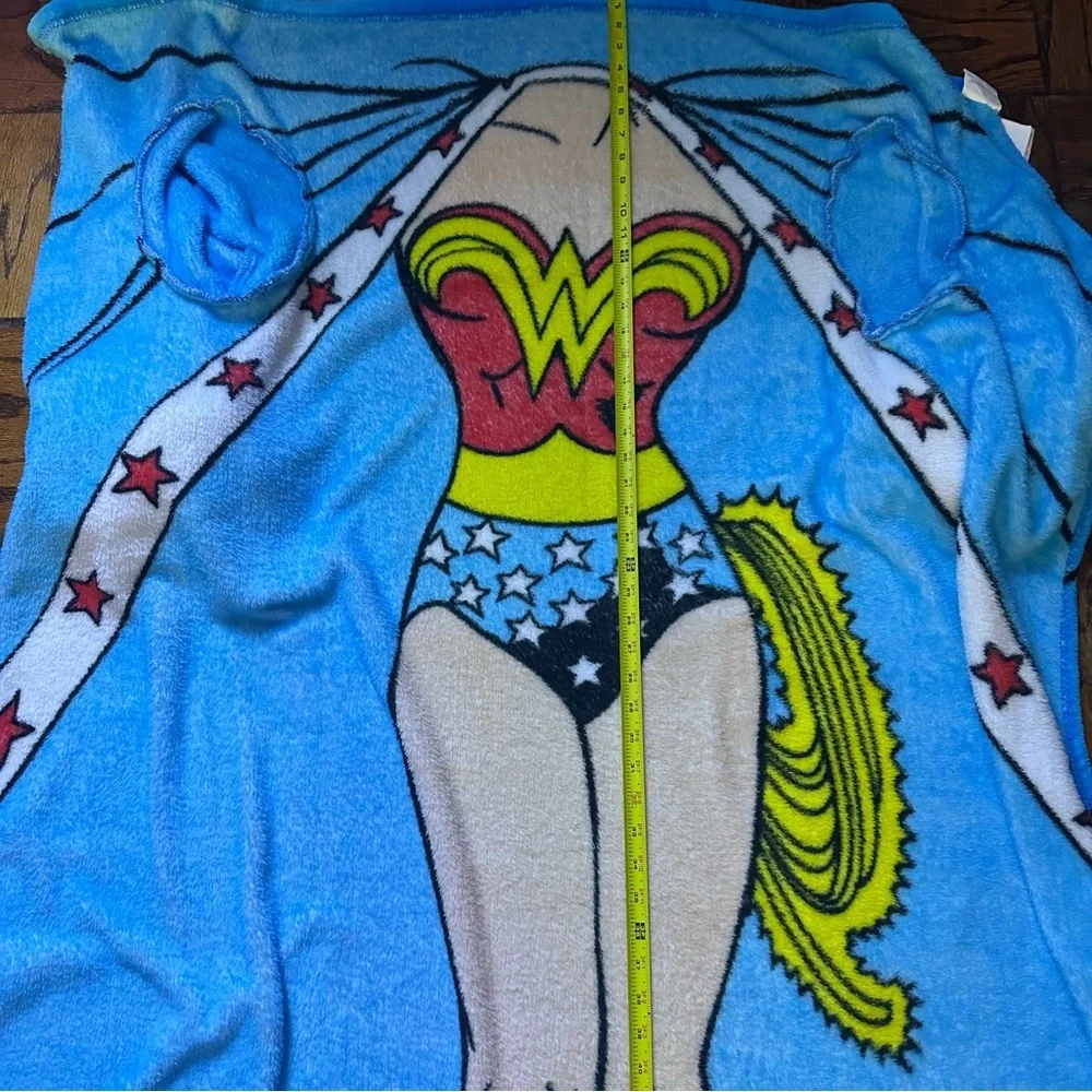Northwest Wonder Woman Blue Fleece Blanket comfy Throw L